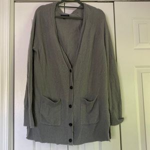 Grey cardigan